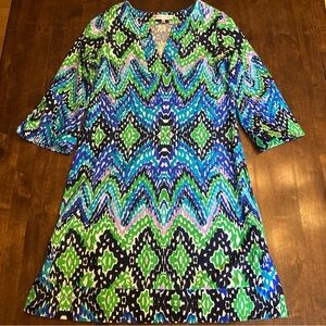 Jude Connally Dress Size M Travel Resortwear Office Easy Care Vacation Nautical